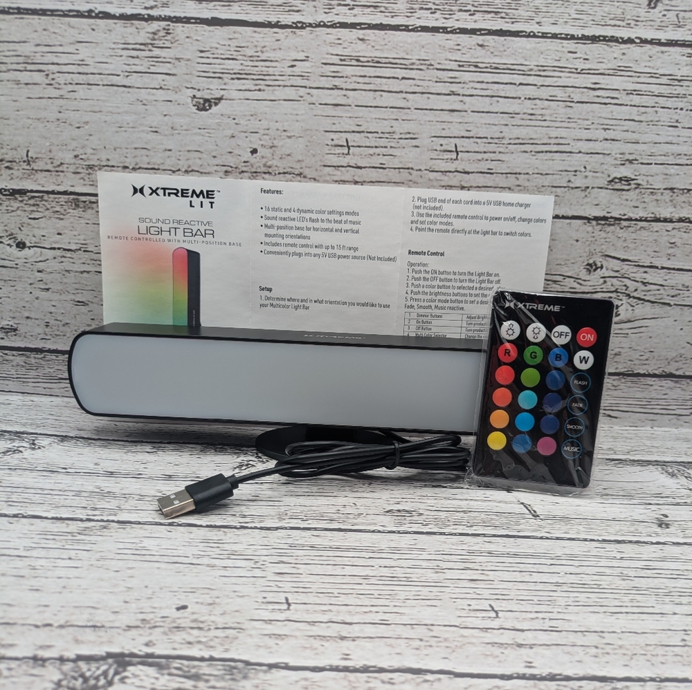 Sound Reactive Multi-Color Light Bar